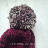 Wonderland Winter Beanie - Burgundy