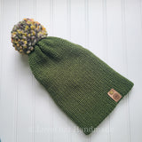 Wonderland Winter Beanie - Olive Green