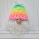 Large Pastel Rainbow Gnome