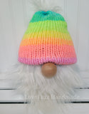 Large Pastel Rainbow Gnome