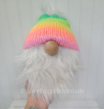 Large Pastel Rainbow Gnome