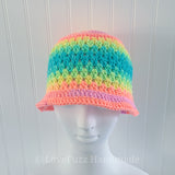 Pastel Rainbow Bucket Hat