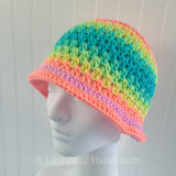 Pastel Rainbow Bucket Hat