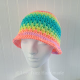 Pastel Rainbow Bucket Hat