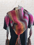 Colorful Boho Tassel Scarf