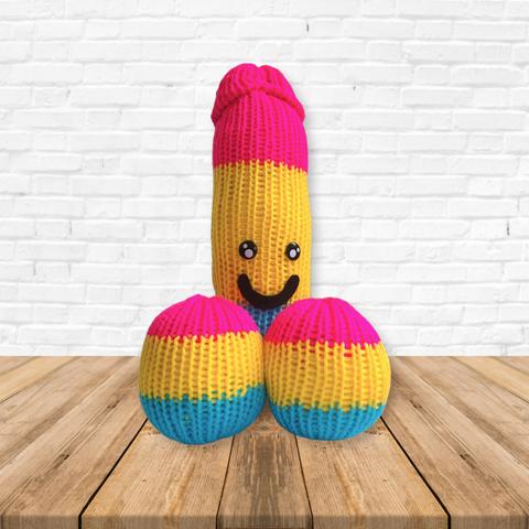 Pan Pride Flag Penis Kawaii Plushie - Pre-order - LOVEFUZZ