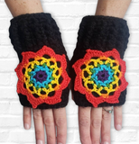 Rainbow Mandala Armwarmers - Pre-Order