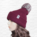 Wonderland Winter Beanie - Burgundy