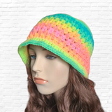 Pastel Rainbow Bucket Hat