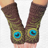 Peacock Feather Armwarmers - Pre-Order