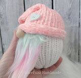 Pastel Pink Heart Gnome - LOVEFUZZ