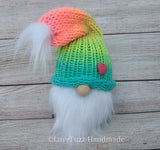 Pastel Rainbow Heart Gnome - LOVEFUZZ