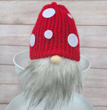 Toadstool mushroom Gnome - LOVEFUZZ