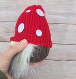 Toadstool mushroom Gnome - LOVEFUZZ