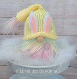 Easter Bunny Gnome - Pastel Yellow - LOVEFUZZ