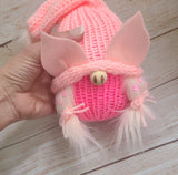 Pink Pig Girl Gnome - LOVEFUZZ