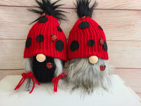 Ladybug Gnome Set - Boy and Girl Gnomes 🐞 - LOVEFUZZ