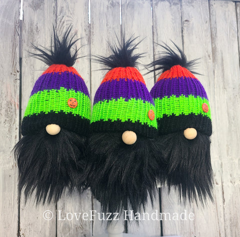 Neon Halloween Gnome - LOVEFUZZ