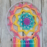 Pastel Rainbow Mandala Wall Hanging - LOVEFUZZ